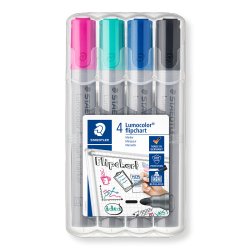 Lumocolor&reg; flipover marker 356 WP4-1, 4 farver